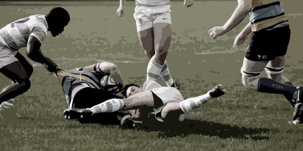 Defensive structure at the breakdown in rugby Ruck Science