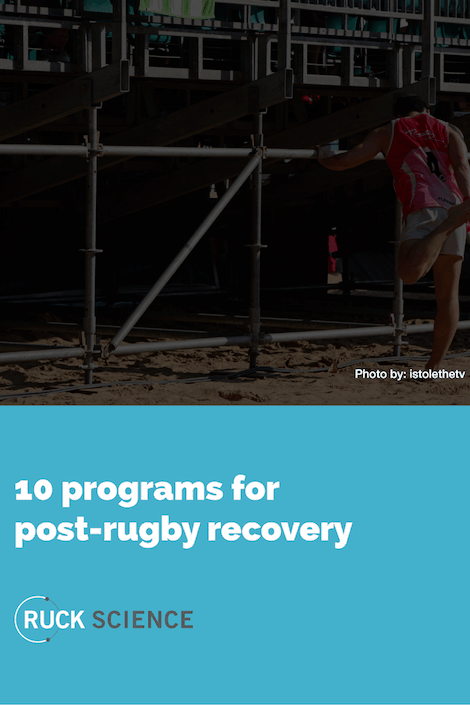 10 Programs for Post-Rugby Recovery