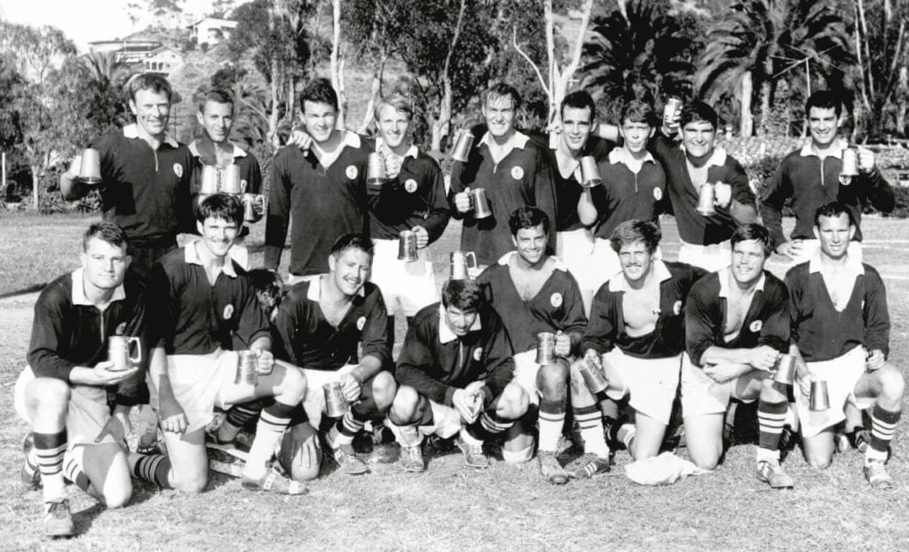 USCB rugby - 1970 squad.